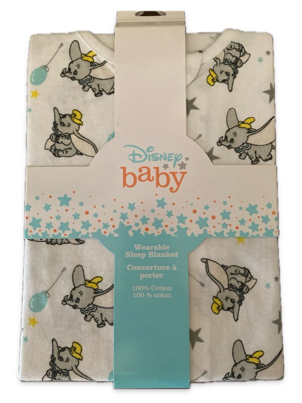 NWT Baby Dumbo Disney Lightweight Sleep Blanket / Sack 0-6 Months